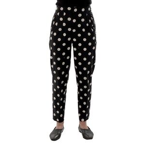 ZARA Linen Polka Dot Pants